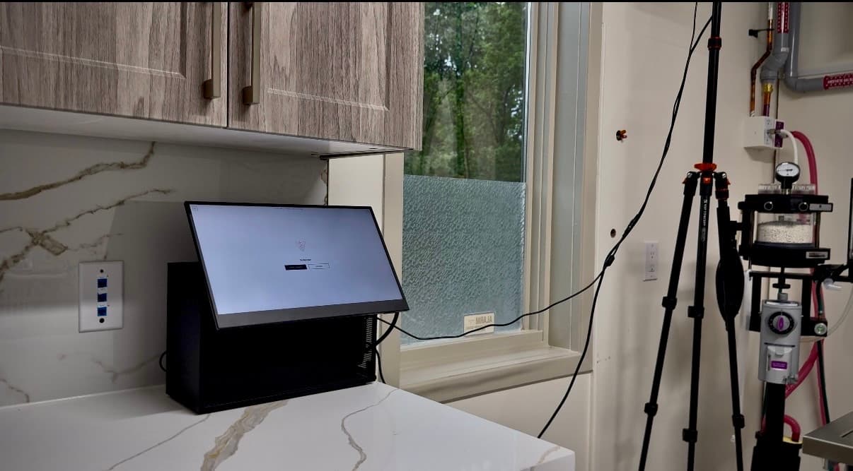 Vetucate unit deployed in a veterinary clinic